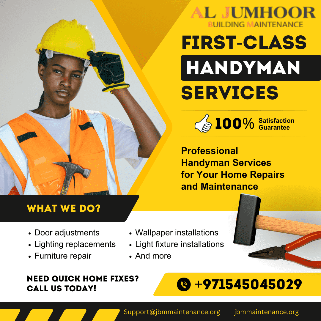 Best Handyman Services in Dubai for Quick Fixes and Repairs